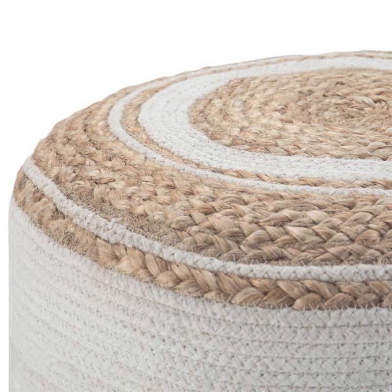 Simpli Home Serena Upholstered Pouf