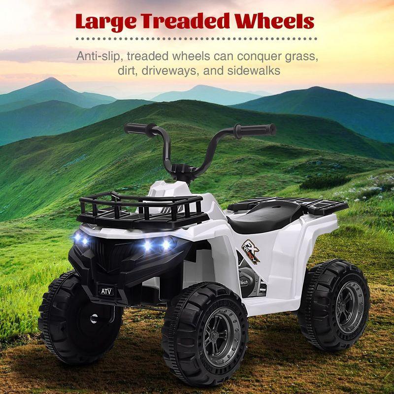 12V Kids Ride On Electric ATV, Ride Car Toy with Bluetooth Audio
