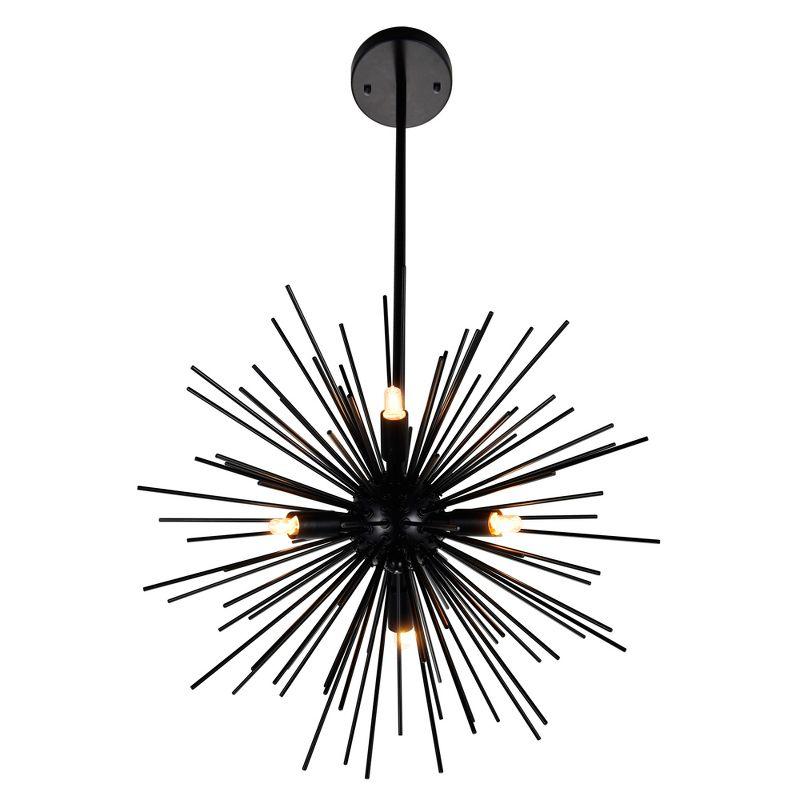 CWI Lighting,Savannah 9 Light Chandelier With Black Finish