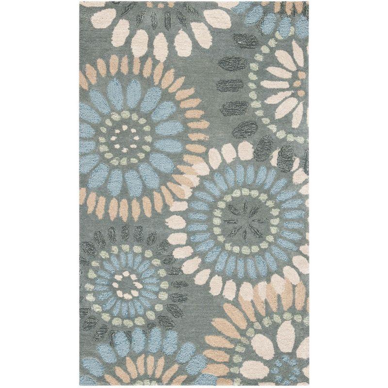 Arber Jardin Hand Tufted Wool Floral Rug