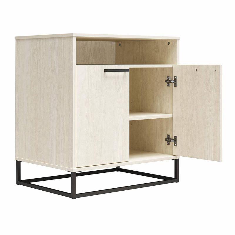 Novogratz Kelly 2 Door Accent Cabinet Ivory Oak