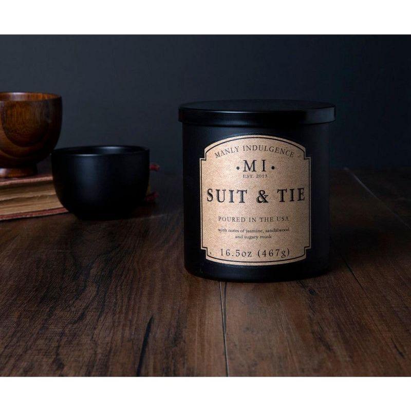 16.5oz Jar Candle Classic Collection Suit & Tie - Manly Indulgence