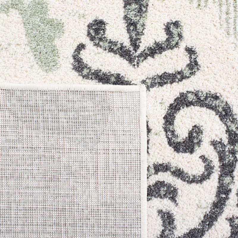 Adirondack ADR114 Machine Made Indoor Area Rug - Ivory/Green - 6'x9' - Safavieh