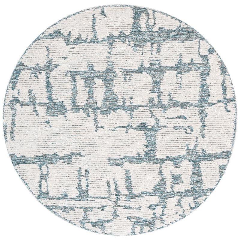 Martha Stewart Rugs Martha Stewart Hand Tufted 80% Wool And 20% Cotton Abstract Rug