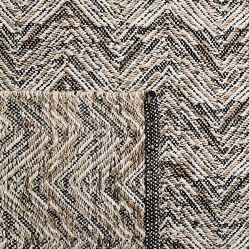 Kilim KLM729 Flat Weave Area Rug - Beige/Black - 8'x10' - Safavieh