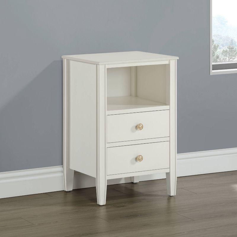 Comfort Pointe Winsley 2 Drawer Storage Nightstand