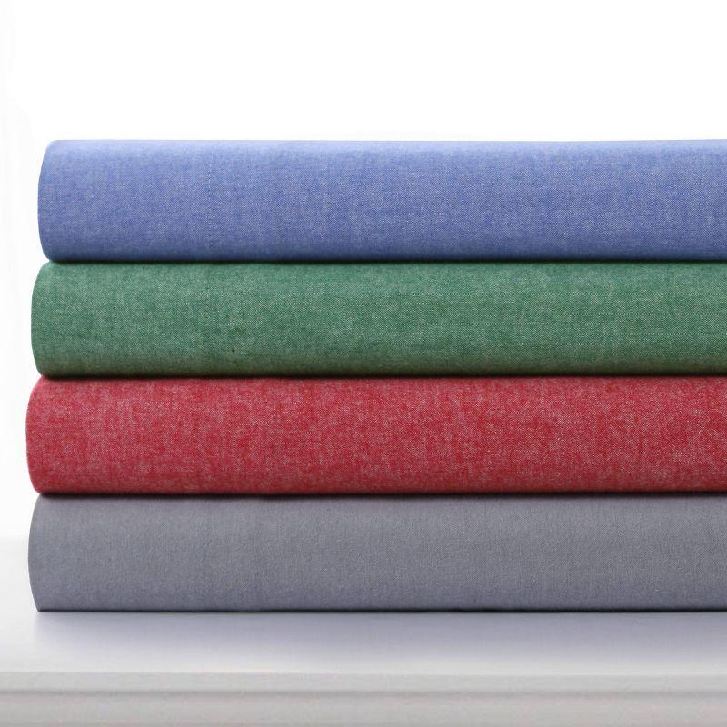 Tribeca Living Yarn Dyed Portuguese Cotton Flannel Extra Deep Pocket Sheet Set