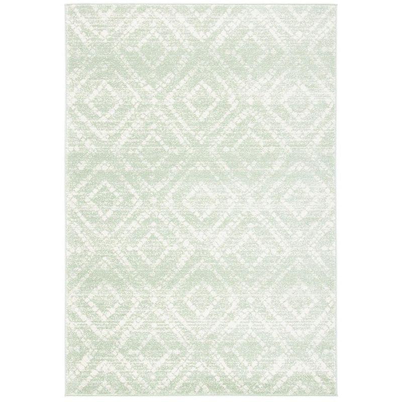 Adirondack ADR131 Machine Made Indoor Area Rug - Green/Ivory - 5'-1"x7'-6" - Safavieh