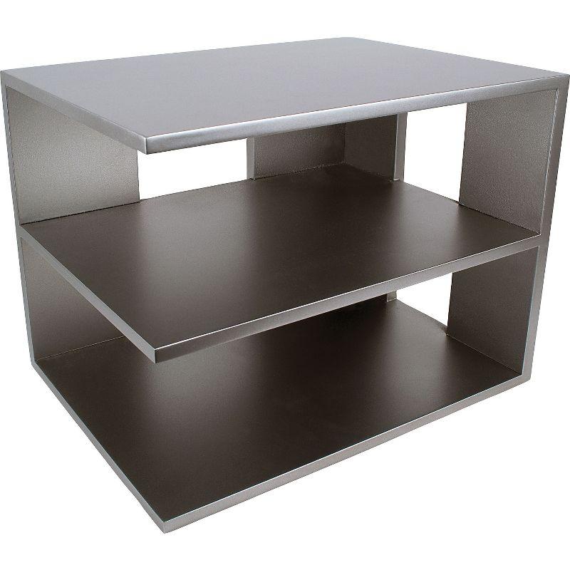 Victor Technology Wood Desk Accessories Corner Shelf Classic Silver S1120