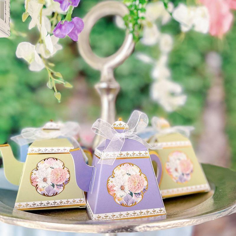 Kate Aspen Tea Time Whimsy Teapot Favor Boxes (Set of 24)