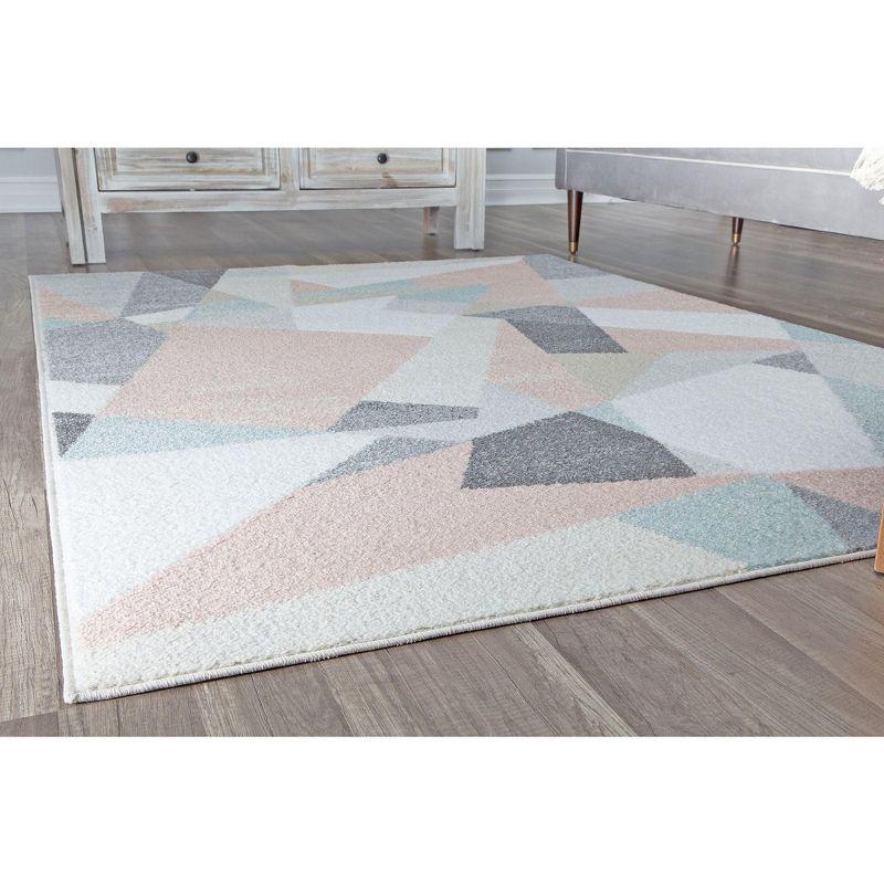 Rugs America Mika Geometric Contemporary Area Rug