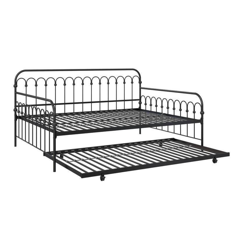 Bright Pop Metal Daybed with Trundle