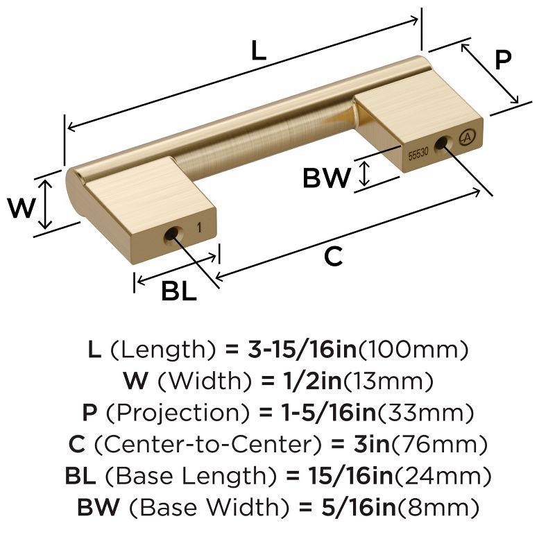 Versa 3 inch (76mm) Center-to-Center