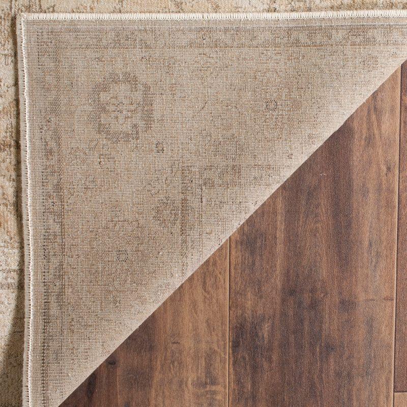 Vintage VTG159 Power Loomed Indoor Skid-Resistant Runner Rug - Stone - 2'2"x8' - Safavieh