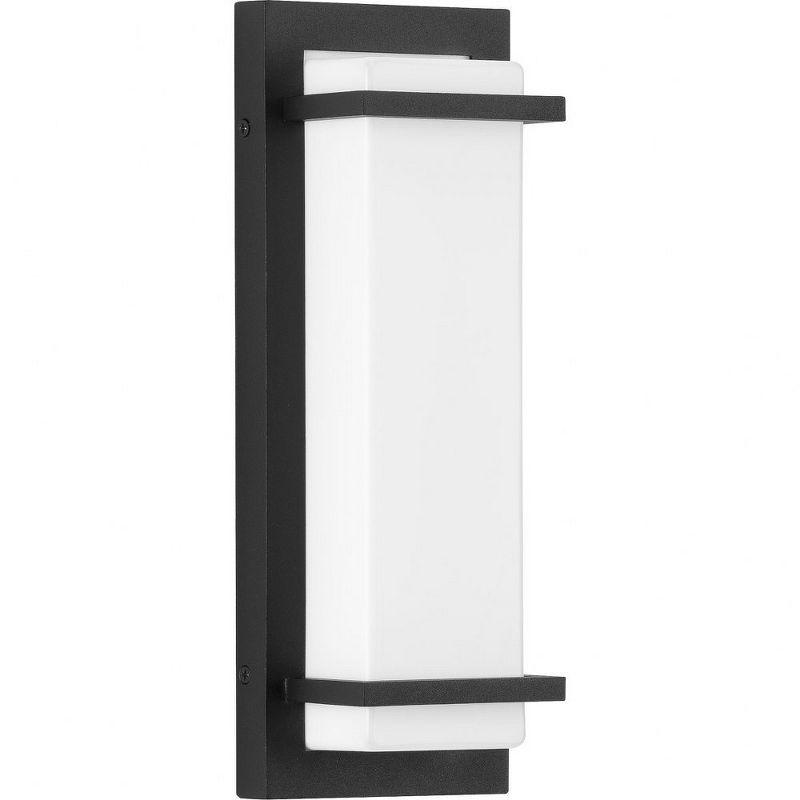 Progress Lighting Z-1080 LED Outdoor Sconce, 1 Light, Wall Light, Black Finish, Acrylic Shade