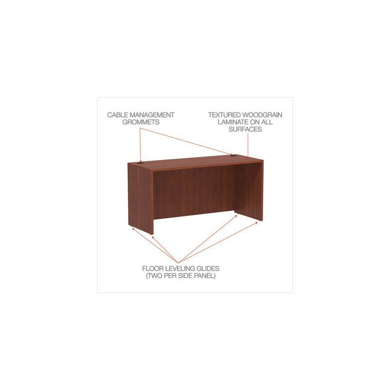 Alera Alera Valencia Series Credenza Shell, 59.13w x 23.63d x 29.5h, Medium Cherry