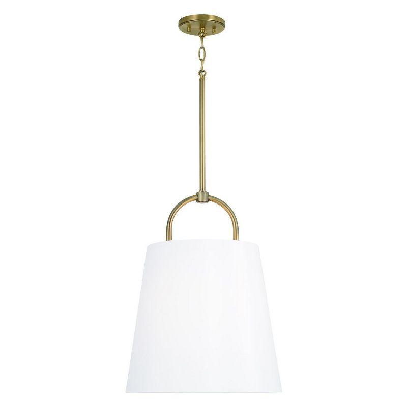 Capital Lighting Brody 1 - Light Pendant in  Aged Brass