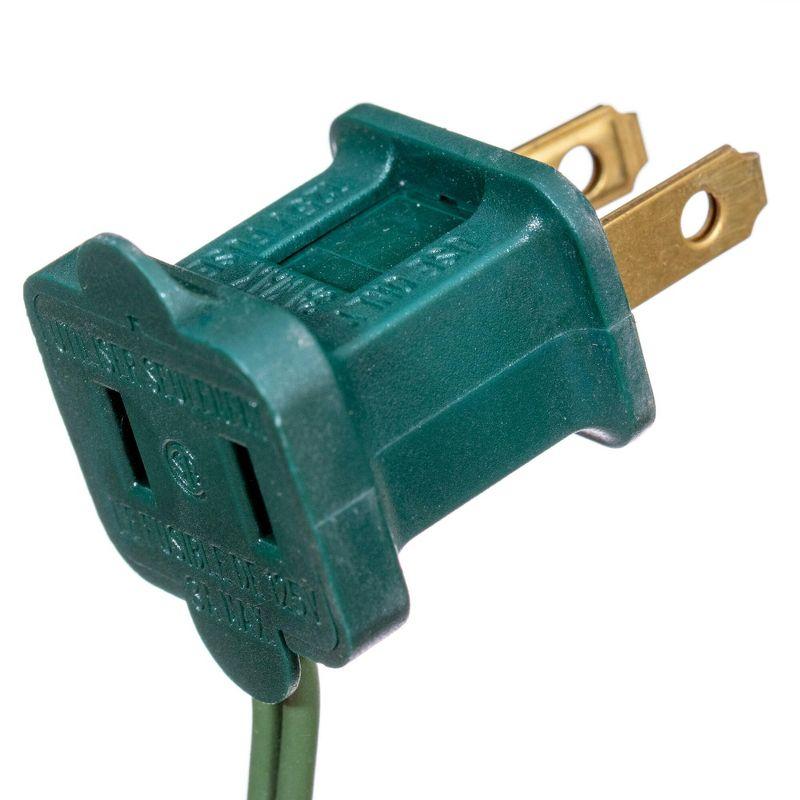 Vickerman 9' Flocked Alberta Artificial Christmas Garland, Warm White LED Lights