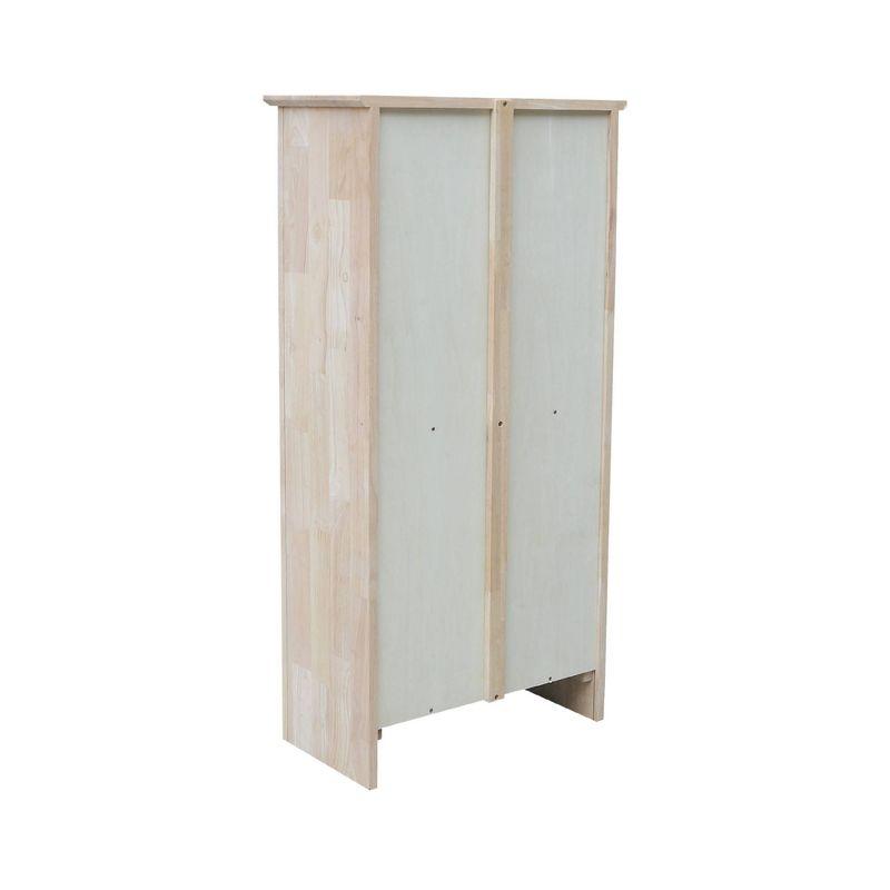 48"x24" Shaker Bookcase Unfinished - International Concepts