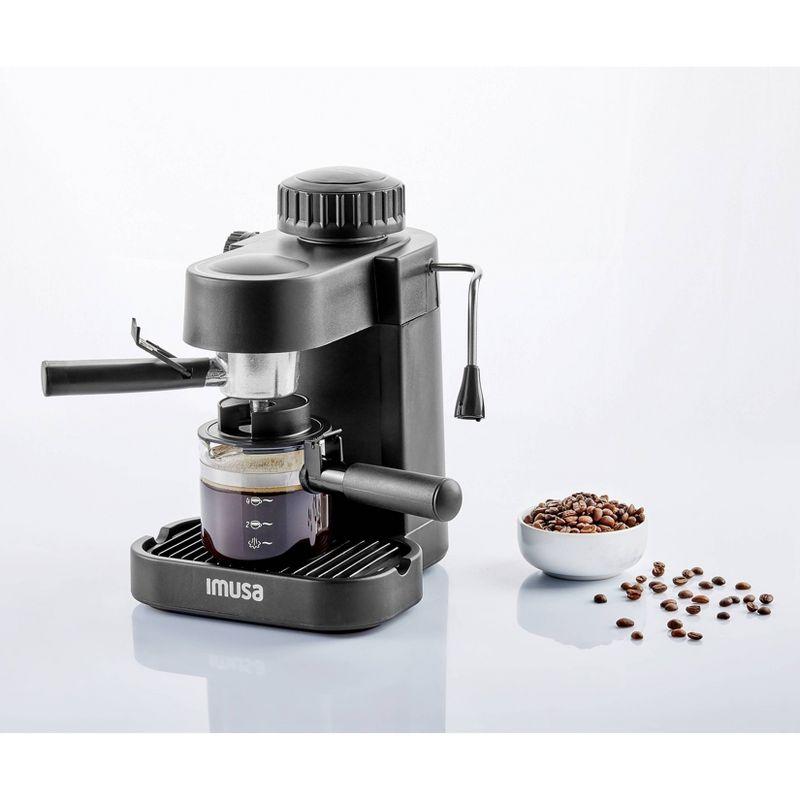 IMUSA Semi-Automatic Cappuccino & Espresso Machine with Frother