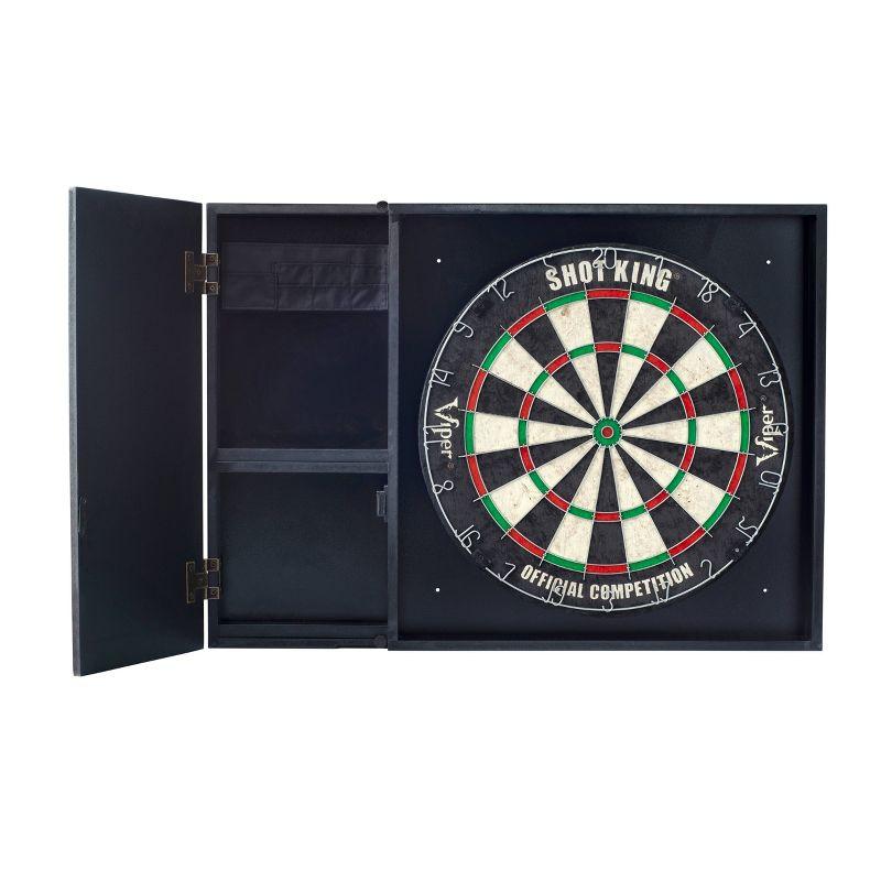 Viper Viper Steadfast Bristle Dartboard and Backboard Set with Darts