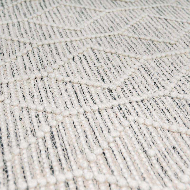 Hauteloom Rectangle Area Rug   White