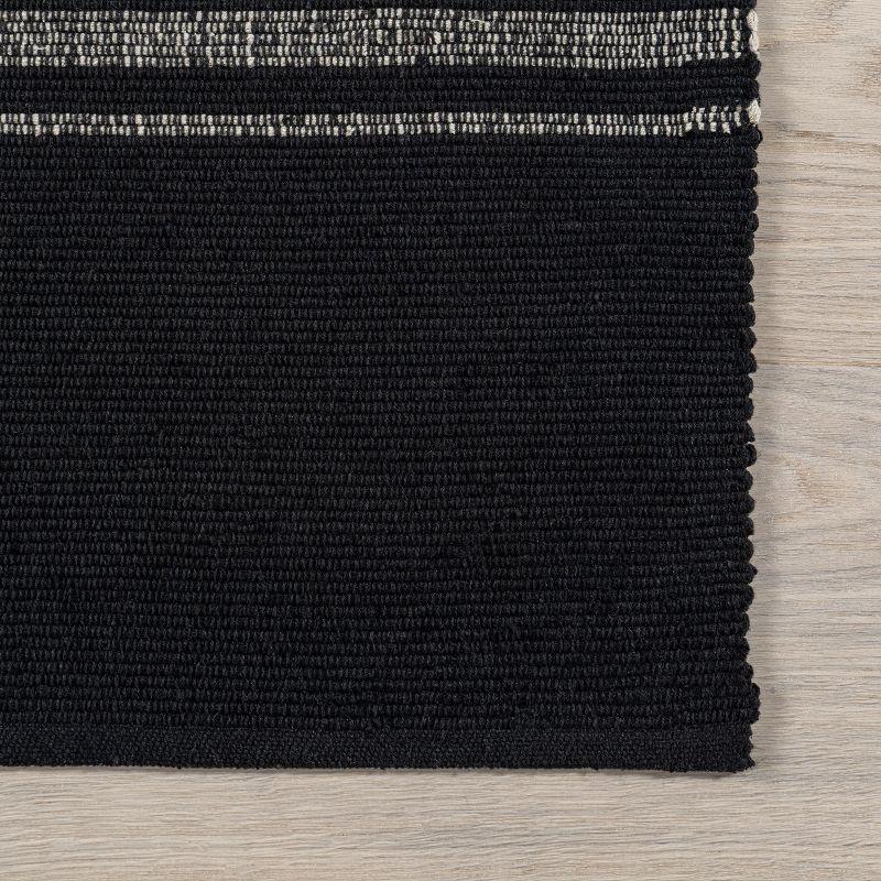 Lauren Liess x Rugs USA - Bergamot Striped Cotton Indoor Area Rug