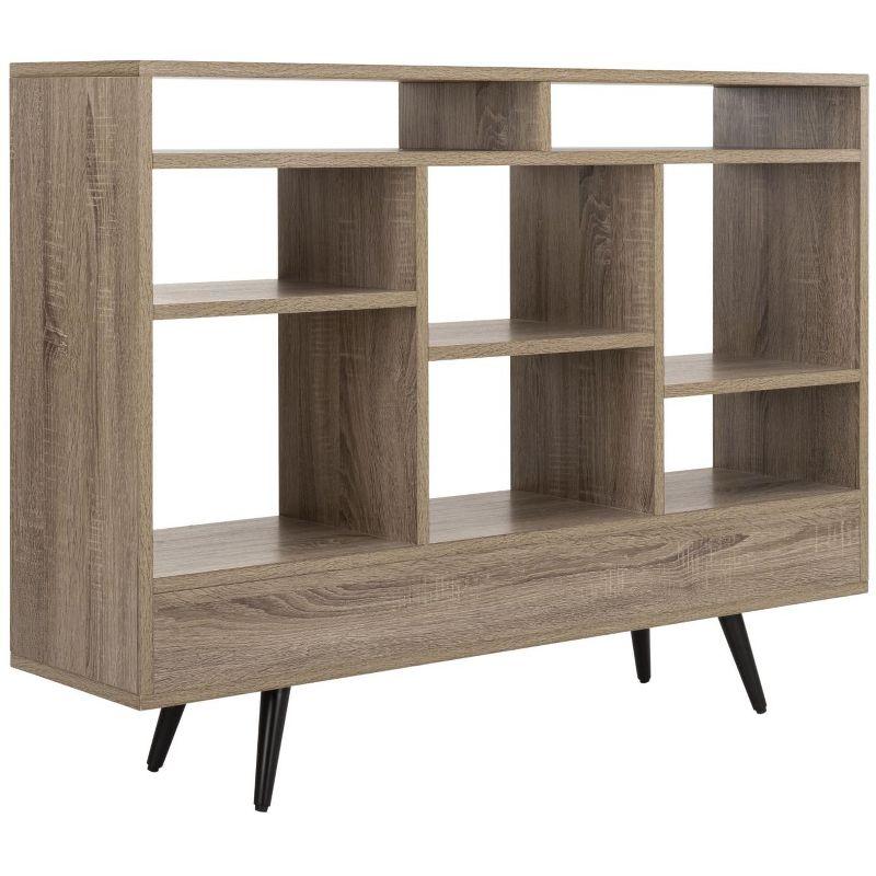 Marina Etagere - FOX4279 - Light Brown/Black - Safavieh Couture