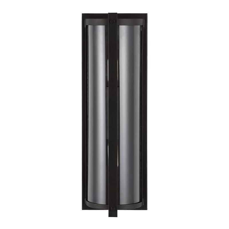 Senla Wall Sconce (Set of 2) - Oil Rubbed Bronze/Clear - Safavieh