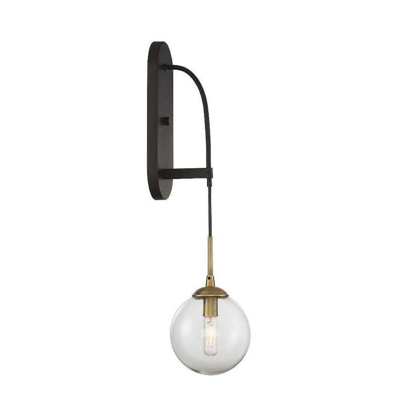 Savoy House Fulton 1 - Light Wall Light in  English Bronze/Warm Brass