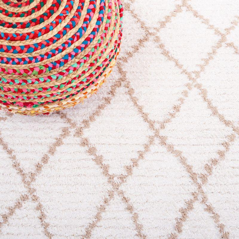 Augustine AGT850 Power Loomed Area Rug - Ivory/Beige - 6'4"x6'4"Square - Safavieh.