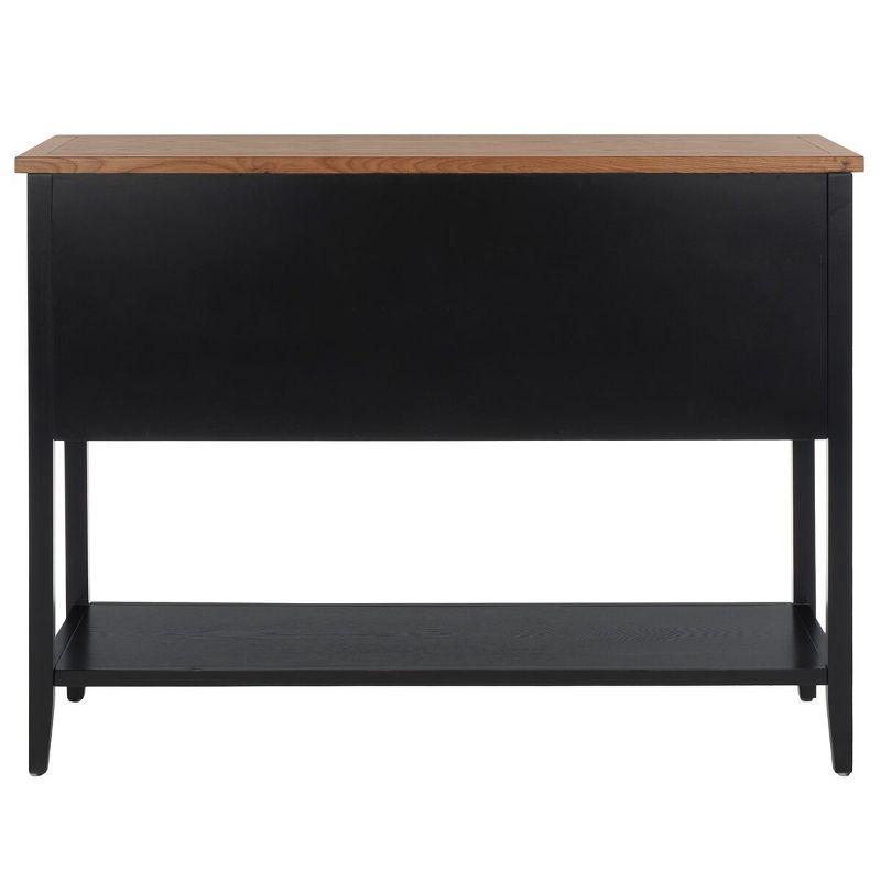 Charlotte 46" Black and Oak Transitional Sideboard