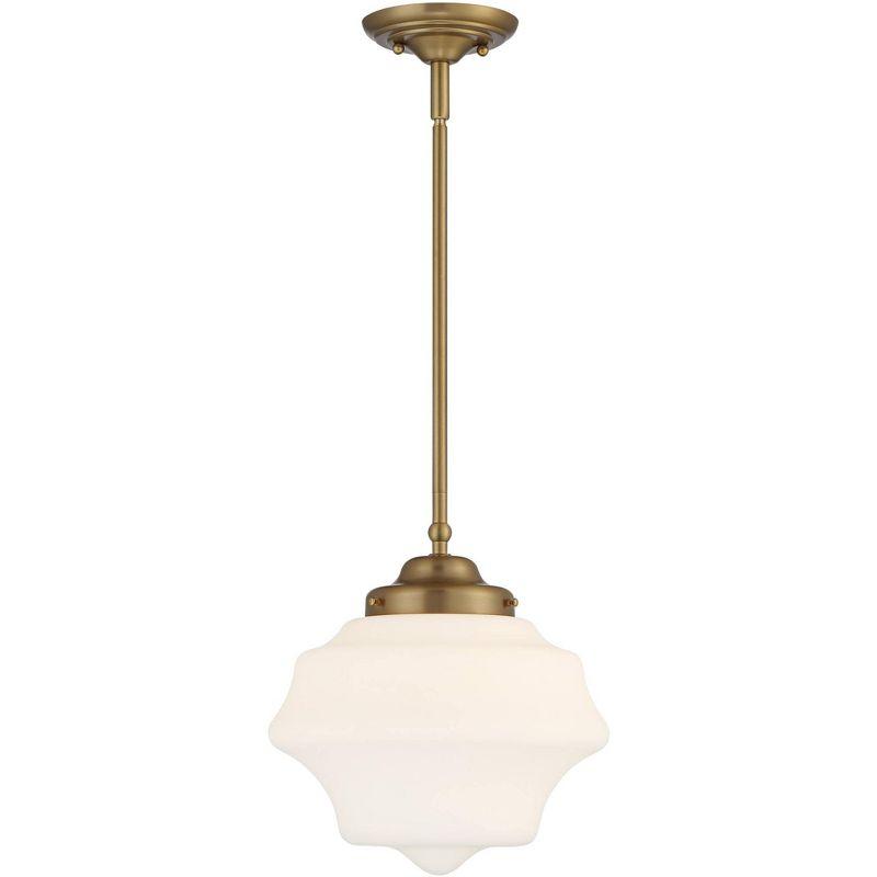 Soft Gold and Opal Glass Mini Pendant Light