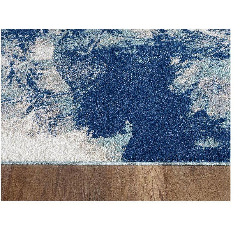 Luxe Weavers Abstract Color Splash Modern Area Rug