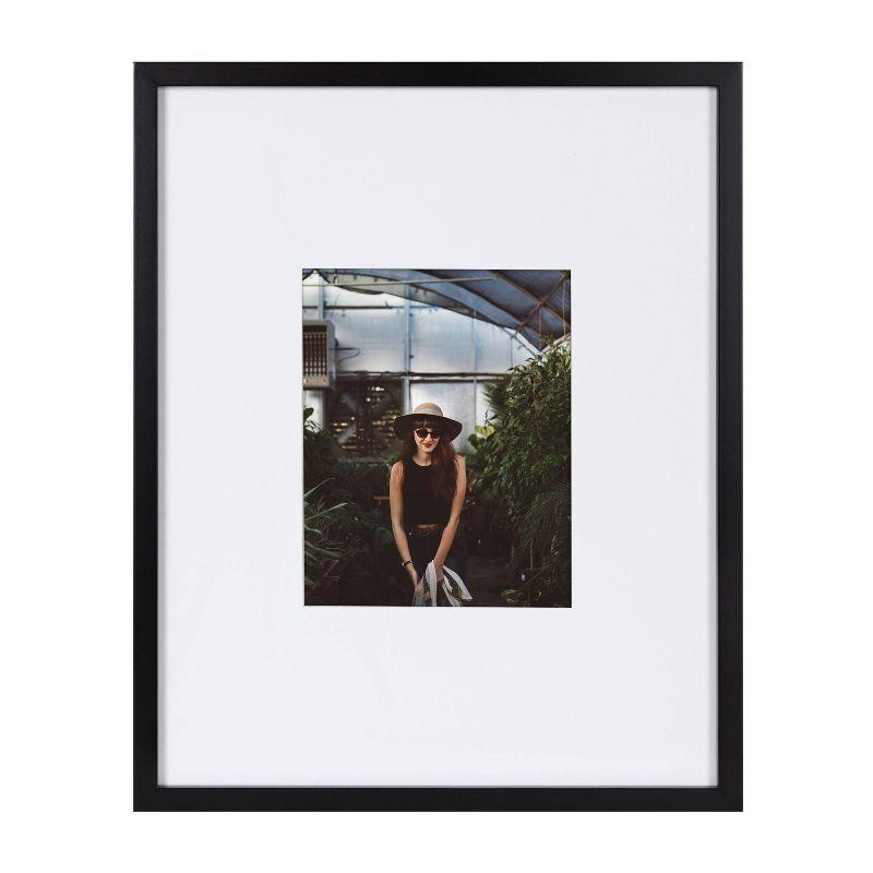 5pc Gallery Frame/Shelf Box Set Black - Kate & Laurel All Things Decor: Wall Ledge, Wood, Modern Decor Style