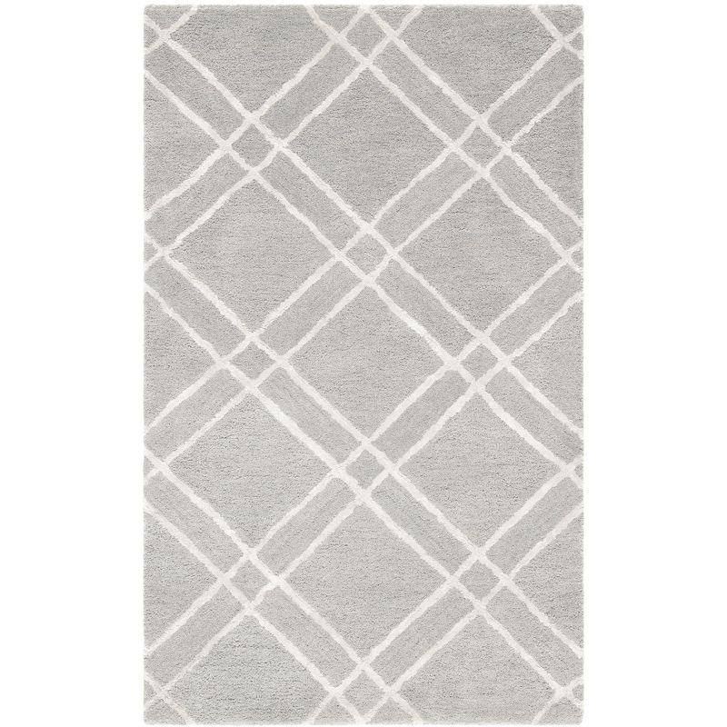 Himalaya HIM901 Handmade Accent Rug - 2'x3' - Grey/Silver - Safavieh