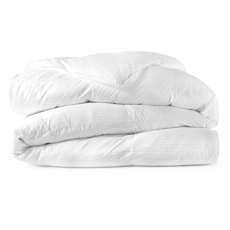 Downlite Colossal King Oversized 120" x 120" King Down Alternative Comforter - White Color