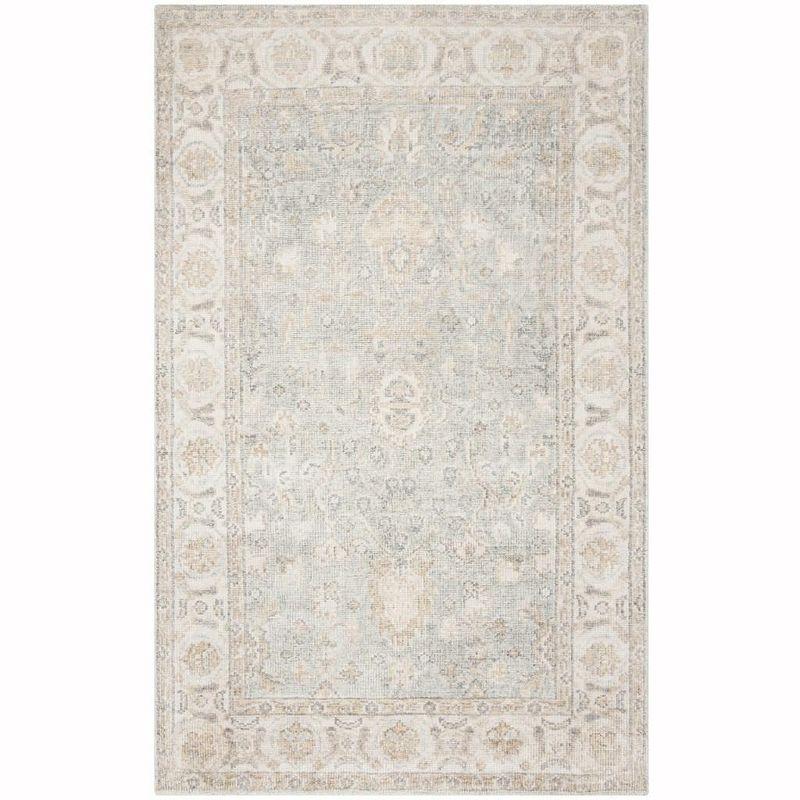 Maharaja MHJ415 Hand Knotted Indoor Area Rug - Light Blue/Ivory - 4'x6' - Safavieh.