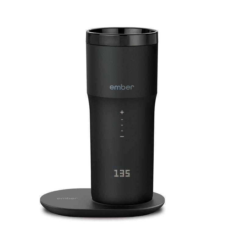 Ember Black Stainless Steel Temperature Control Travel Mug 12oz