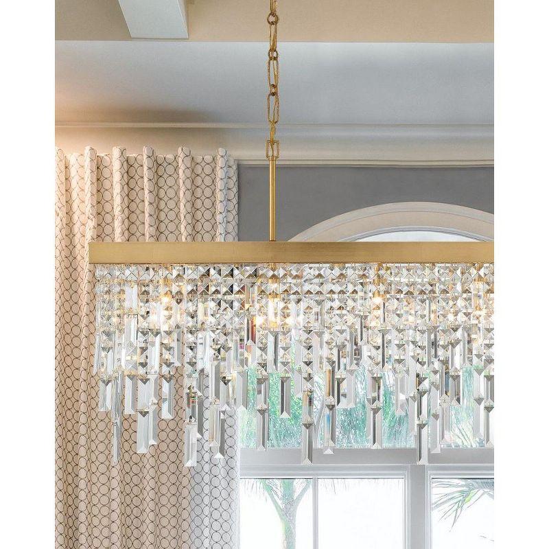 Crystorama Lighting Winfield 6 - Light Chandelier in  Antique Gold