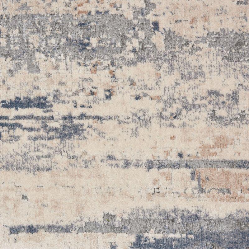 Nourison Rustic Textures Abstract Modern Indoor Area Rug Beige/Grey 3'11" x 5'11"