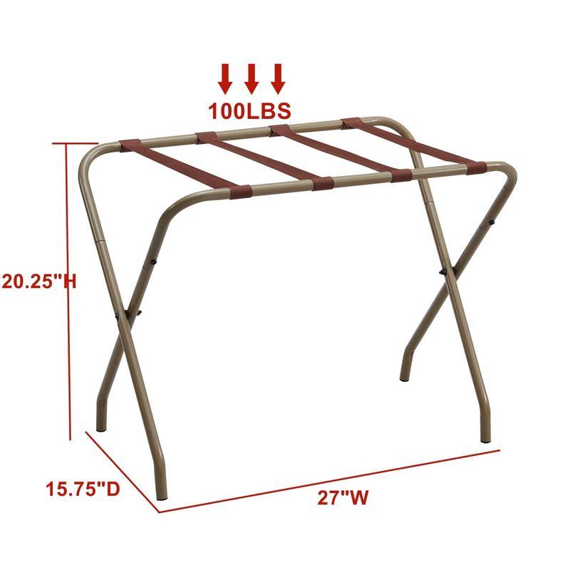 Folding Metal Luggage Rack