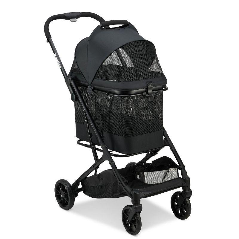 Black 2-in-1 Pet Stroller and Carrier