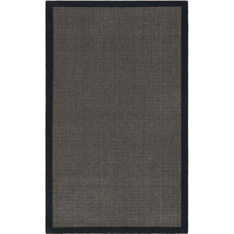 Natural Fiber NF441 Power Loomed Indoor Accent Rug - Charcoal/Charcoal - 3'x5' - Safavieh.