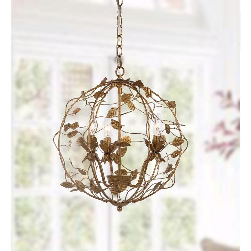 Austen 3 Light 17" Chandelier - CHA4007 - Gold - Safavieh