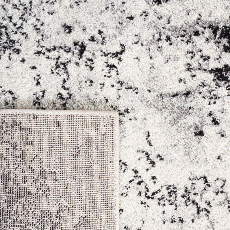 Tulum TUL284 Power Loomed Area Rug - Ivory/Black - 8'x10' - Safavieh.