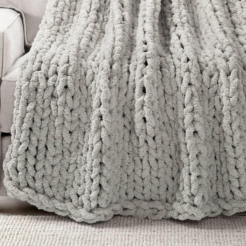 40"x50" Hygge Soft Cozy Chunky Knitted Throw Blanket - Lush Décor