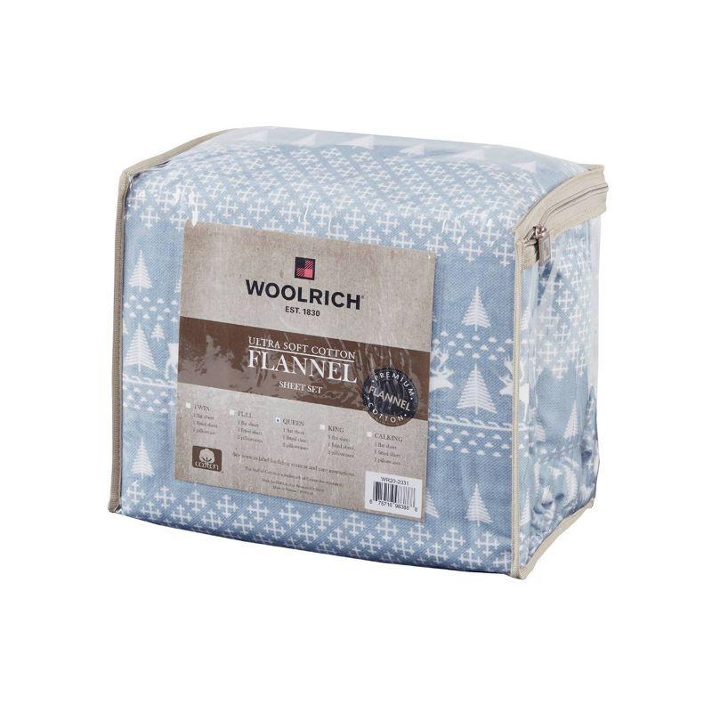 Woolrich 100% Cotton Flannel Sheet Set