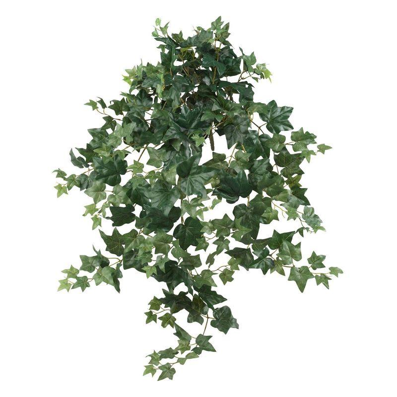 41-Inch Green Plastic Ivy Hanging Artificial Plant Set