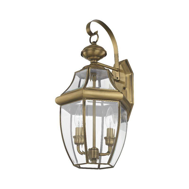 Livex Lighting Monterey 2 - Light Wall Light in  Antique Brass